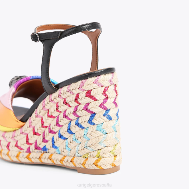 Kurt Geiger mujer alpargata londres kensington 105 2LPR220 | calzados combinación negra